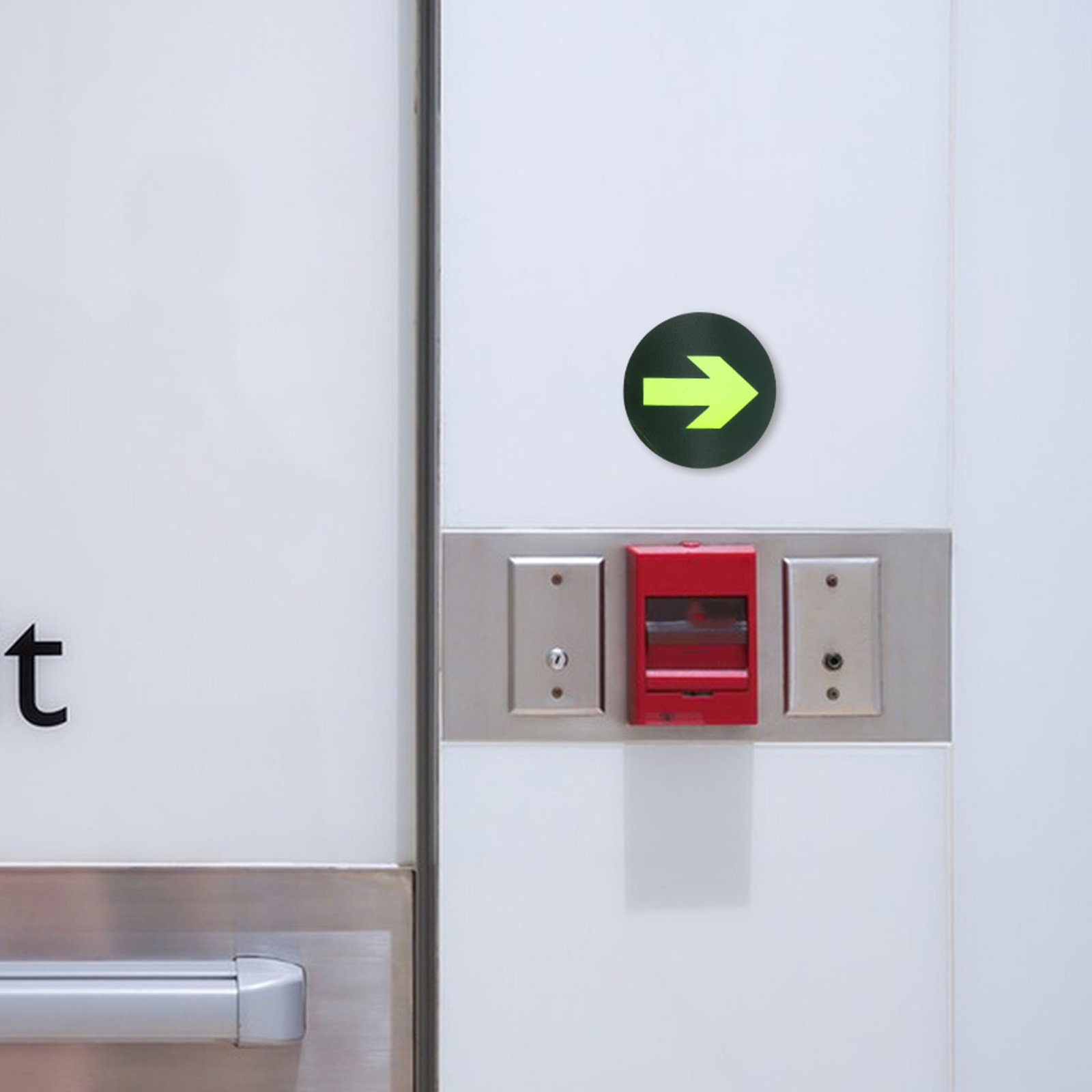 10Pcs Waterproof Night Visibil - Emergency Exit Sign ulasan dan harga