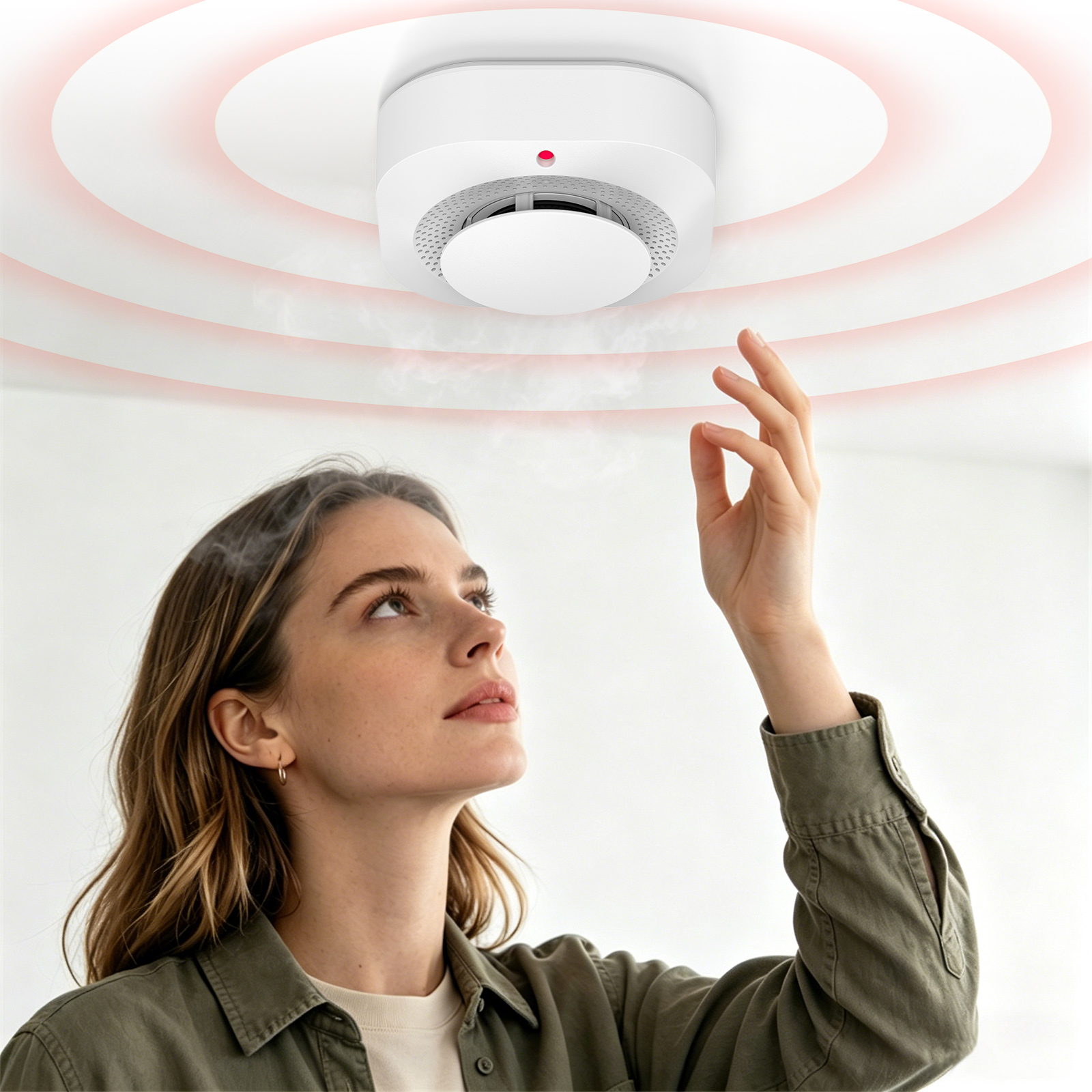 4 / 6 / 8 / 12 PCS Tuya Zigbee - Smoke Detector Interconnected ulasan dan harga