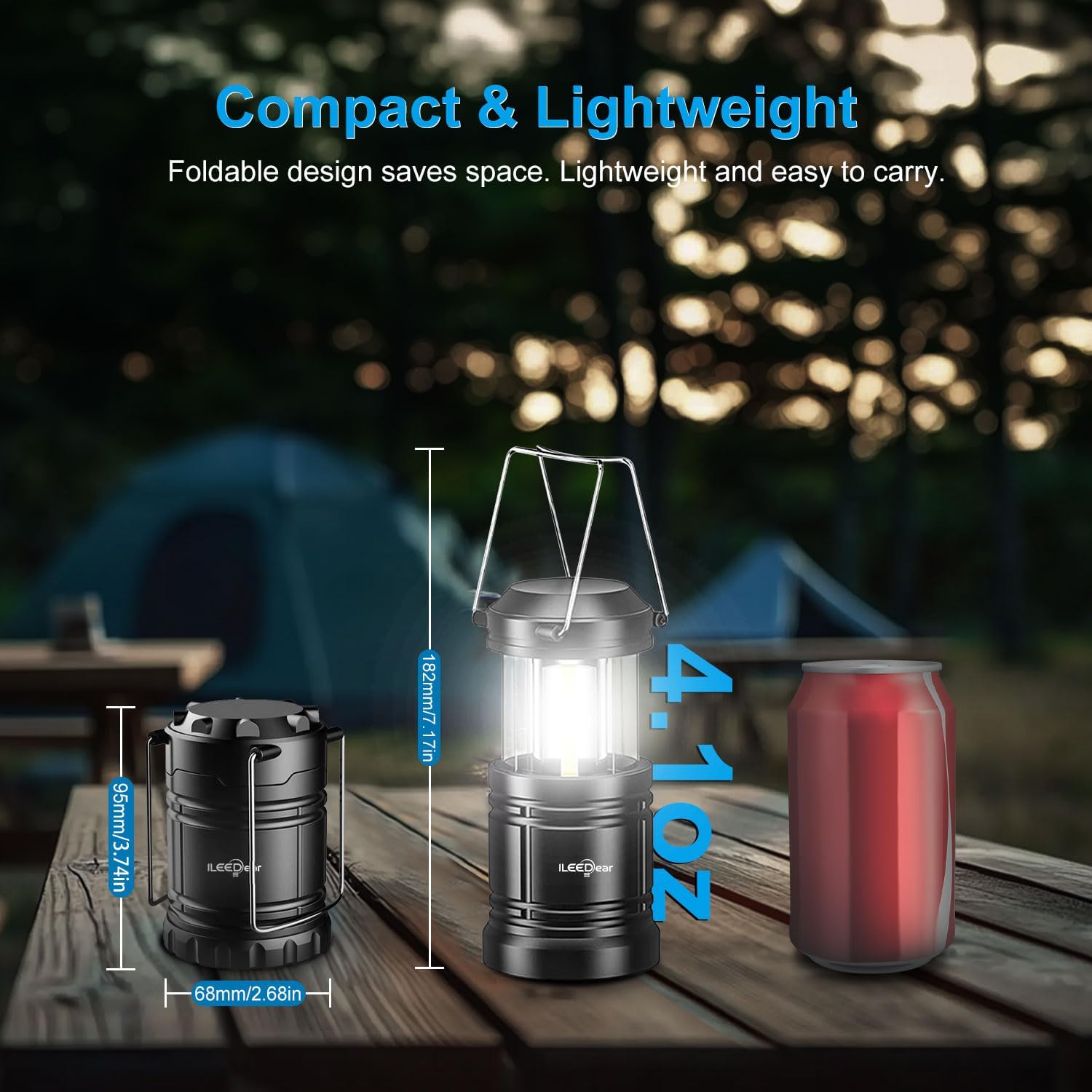 LED Camping Lantern, Battery O - Power Outage Light ulasan dan harga
