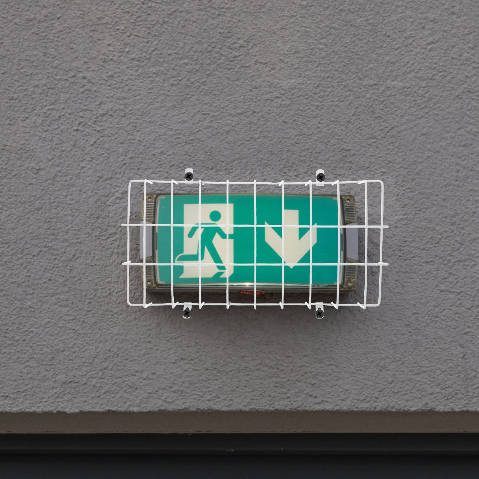 Emergency Light Metal Wire Gua - Emergency Exit Sign ulasan dan harga