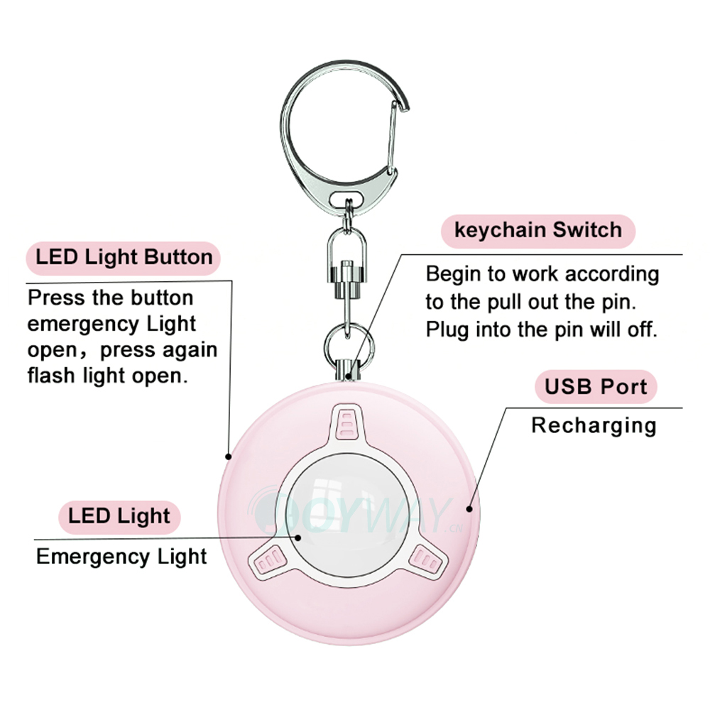 JOYWAY New Personal 130dB Sire - Personal Alarm Keychain ulasan dan harga