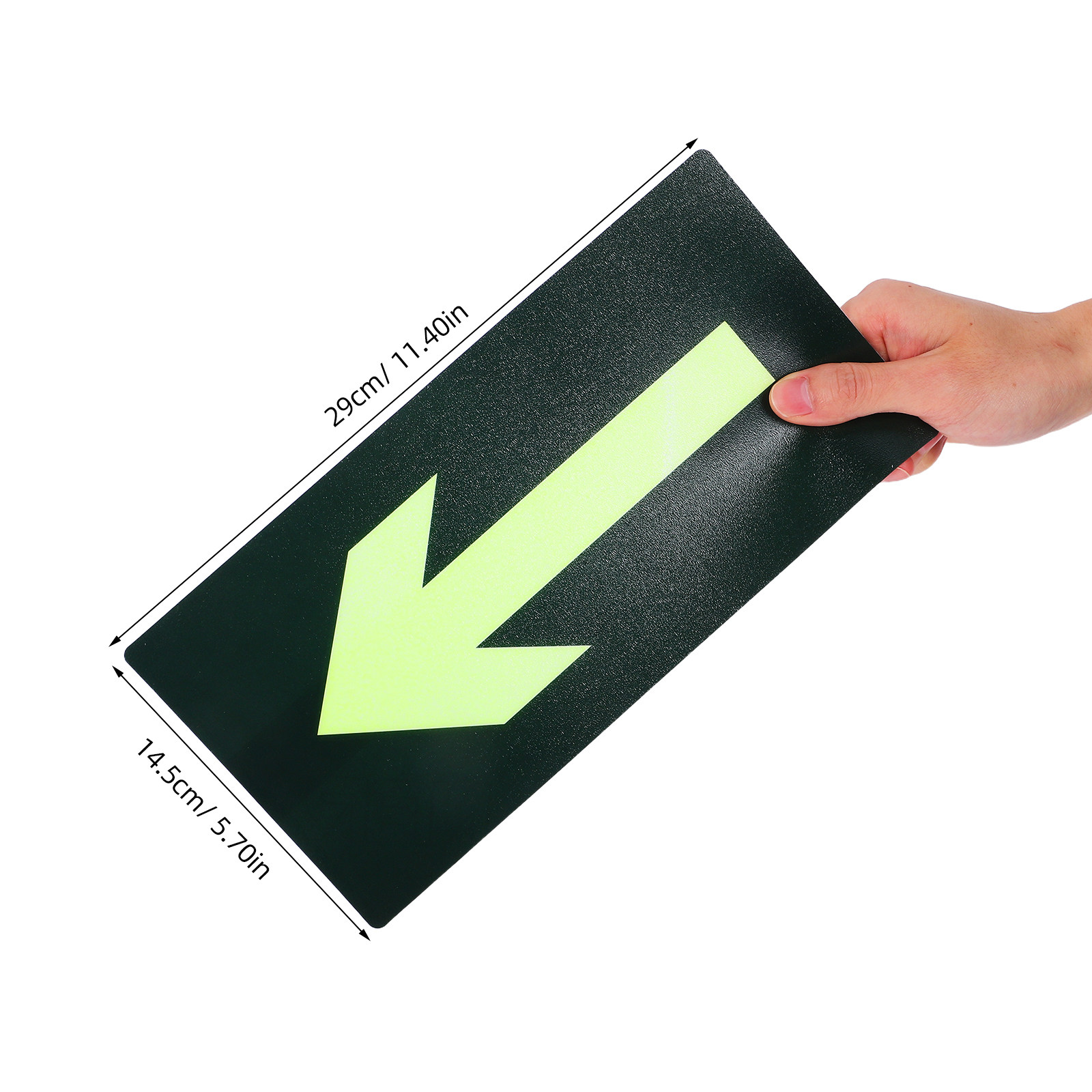 8Pcs Luminous Waterproof Arrow - Emergency Exit Sign ulasan dan harga