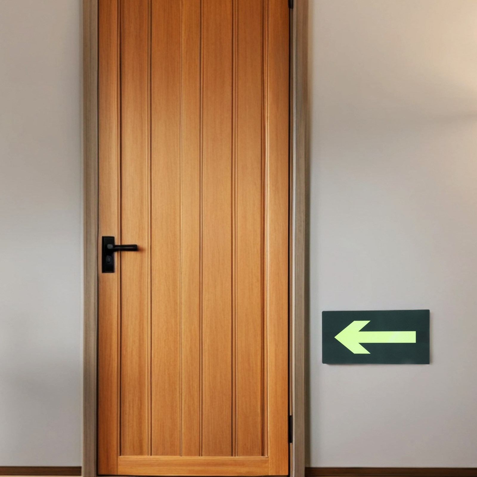8Pcs Luminous Waterproof Arrow - Emergency Exit Sign ulasan dan harga
