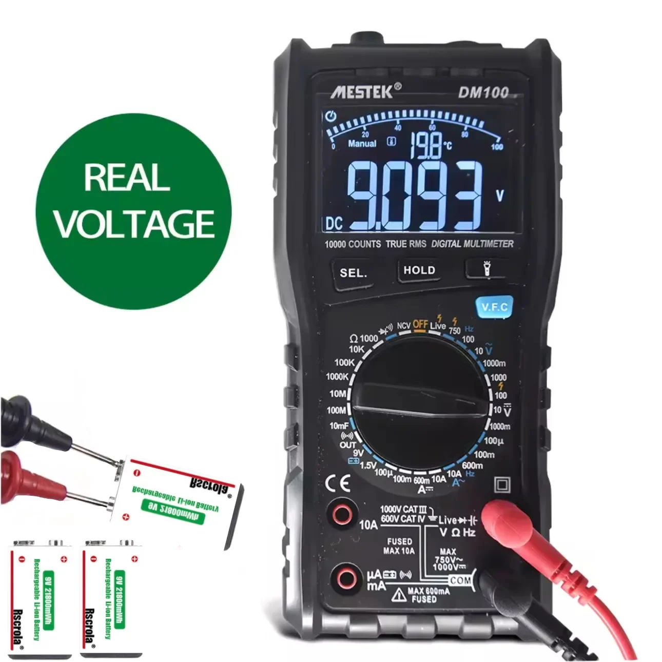Long-Lasting 9V Rechargeable L - Smoke Detector Interconnected ulasan dan harga