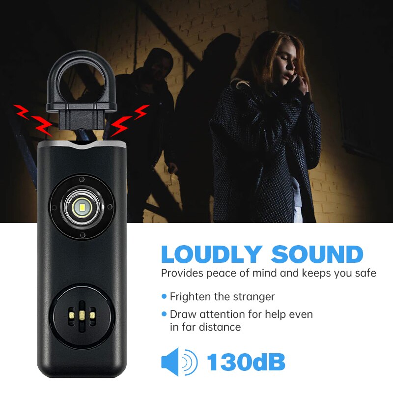 Women's 130dB Personal Safety  - Personal Alarm Keychain ulasan dan harga