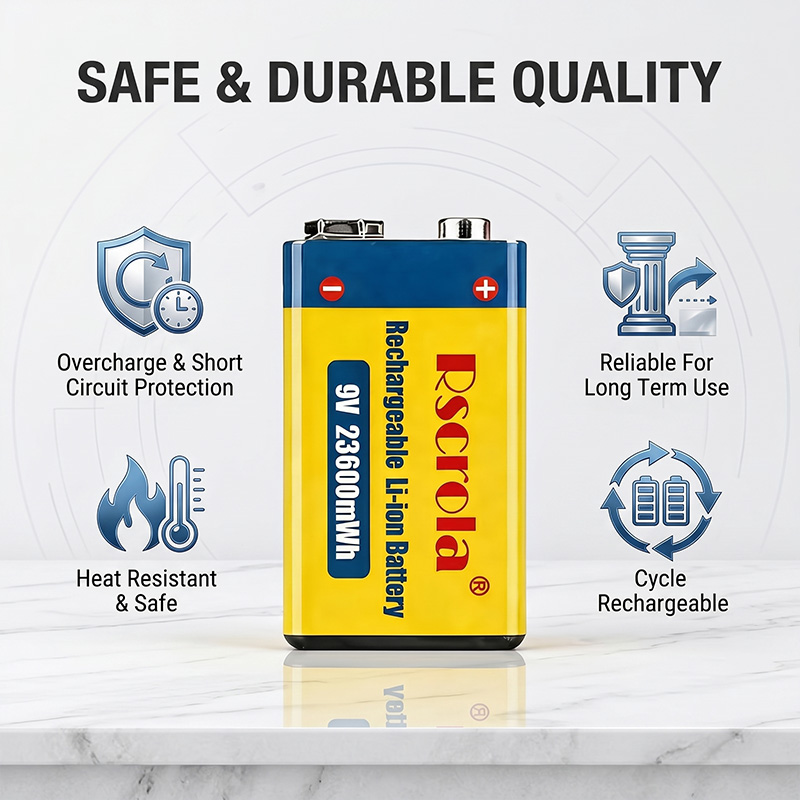 Long-Lasting 9V Lithium ion Re - Smoke Detector Interconnected ulasan dan harga