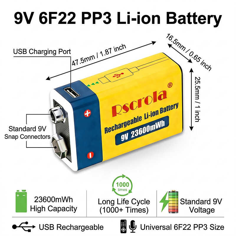 Long-Lasting 9V Lithium ion Re - Smoke Detector Interconnected ulasan dan harga