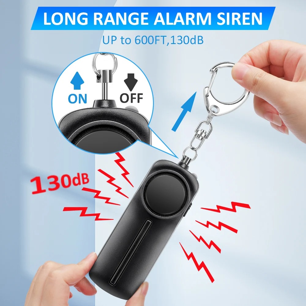 Self Defense Alarm 130dB Ultra - Personal Alarm Keychain ulasan dan harga