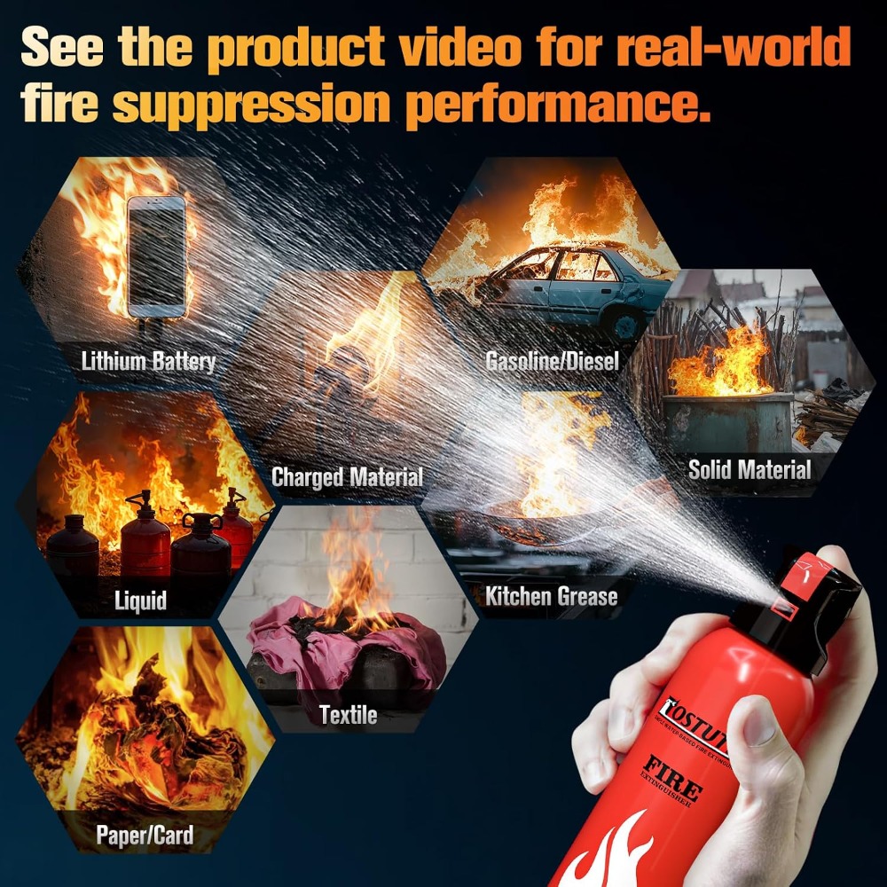8-IN-1 Fire Extinguisher for H - Fire Extinguisher Small ulasan dan harga